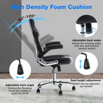Silla de juego de carreras ergonómica ALINUNU Silla de ordenador giratoria directa con soporte lumbar