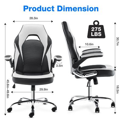 Embalaje de correo Silla de juego de carreras ergonómica ALINUNU con soporte lumbar Color personalizado