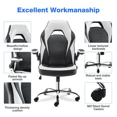 Embalaje de correo Silla de juego de carreras ergonómica ALINUNU con soporte lumbar Color personalizado
