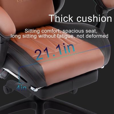 Silla giratoria ALINUNU Silla ergonómica para juegos de computadora con reposacabezas y soporte lumbar