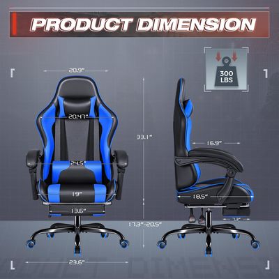 OEM ODM Silla de videojuegos de carreras de computadora con reposacabezas y reposacabezas en color personalizado