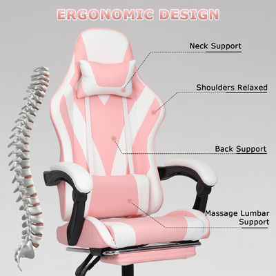 Actualice su configuración de juego con ALINUNU High Back Gaming Chair 360 giratorio y reposapiés
