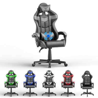 Obtenga la última experiencia de juego silla de juegos de PU con masaje 33 &quot;D x 24&quot; W x 49.2 &quot;H