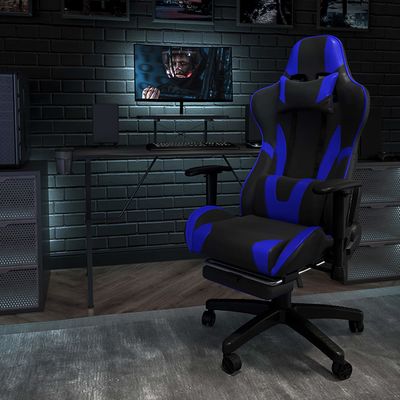 ALINUNU Moderno diseño silla de juego con girador ajustable y 280 libras de capacidad