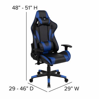 ALINUNU Moderno diseño silla de juego con girador ajustable y 280 libras de capacidad