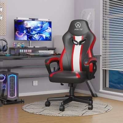 Silla de juego de carreras de hierro de tipo metálico con altura ajustable y soporte lumbar