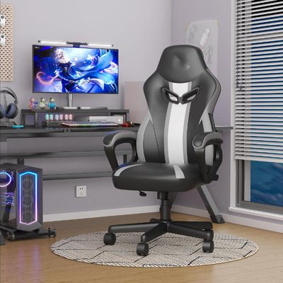 Silla de juego de carreras ALINUNU Silla giratoria cómoda y elegante con soporte lumbar