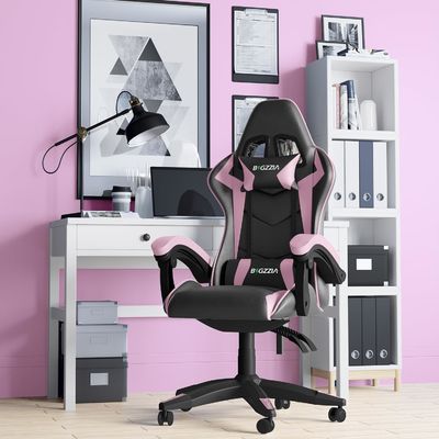 Silla ajustable para juegos de carreras con reposacabezas y soporte lumbar 15 kilos Peso del artículo