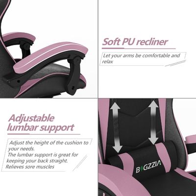 Silla ajustable para juegos de carreras con reposacabezas y soporte lumbar 15 kilos Peso del artículo