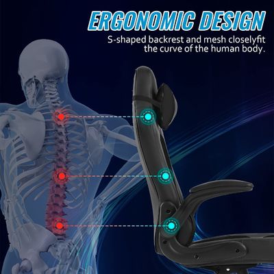 360 giratorios / ajuste de altura / función de reclinación PC silla de juego de color personalizado para adultos