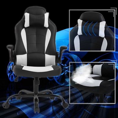 Silla giratoria de diseño moderno para adultos Silla de ordenador ergonómica directa ALINUNU