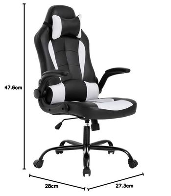 Silla giratoria de diseño moderno para adultos Silla de ordenador ergonómica directa ALINUNU