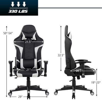 360 giratorios/ ajuste de altura/ función de reclinación estilo de diseño moderno sillas de juego de oficina