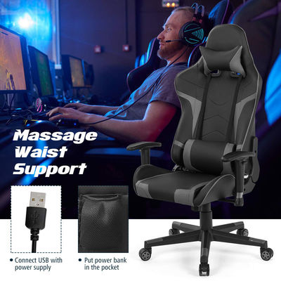 Silla de carreras de juegos de computadora de diseño moderno de hierro de metal para oficinas sillas de juegos ergonómicas