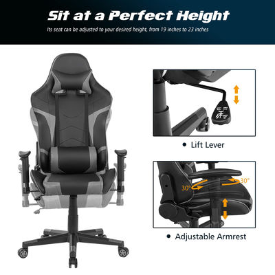 Silla de carreras de juegos de computadora de diseño moderno de hierro de metal para oficinas sillas de juegos ergonómicas