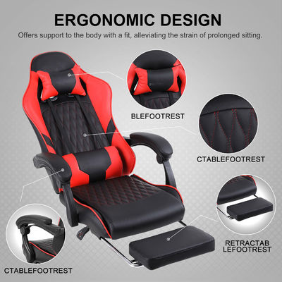 Silla de oficina ergonómica de color personalizado con función reclinable y ajuste de altura