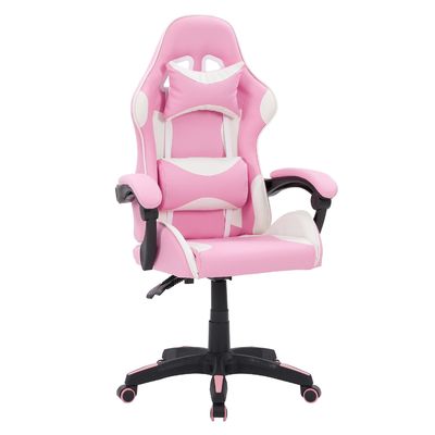 Silla giratoria de juego de carreras con reposapiés y 3 ascensores de gas dentro de ALINUNU