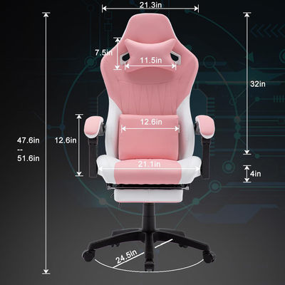 Silla de juegos ALINUNU espalda alta ergonómica y 300 libras peso máximo recomendación