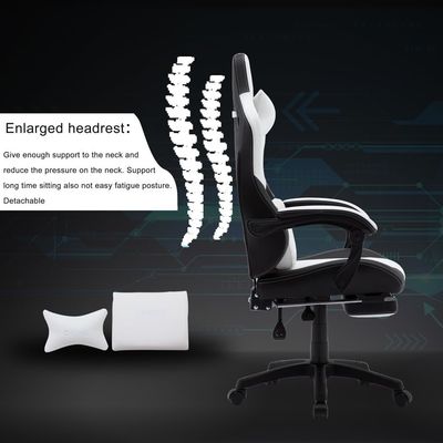 Silla de juego de paquetería de correos ALINUNU Silla de ordenador de espalda alta Silla de carreras ejecutiva ergonómica
