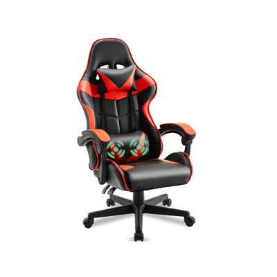 Silla de juegos de carreras con respaldo lumbar