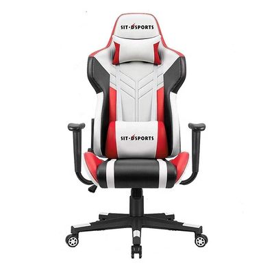 Muebles comerciales Mejor silla de juego de estilo de carreras con diseño ergonómico de cuero