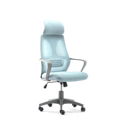 Mejore su experiencia de trabajo con nuestra silla de juegos de computadora azul claro ajustable