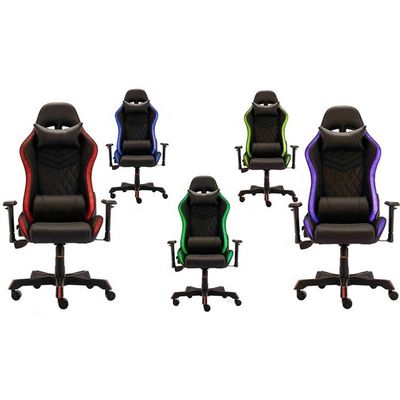 2023 Dorso alto Ergonómico giratorio PC Computadora de juego de carreras silla de juego Con respaldo de brazo