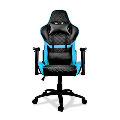 Silla de oficina giratoria ajustable para jugadores estilo de carreras de cuero sillas modernas