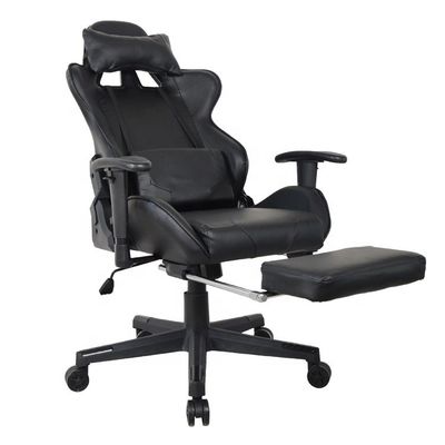 PC Gamer estilo de carreras silla ejecutiva de cuero genuino cómoda silla de oficina de juego