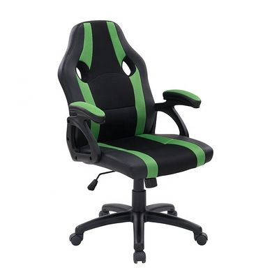 Sillones de videojuegos Sillón de oficina ergonómico con cuero sintético y espuma de memoria