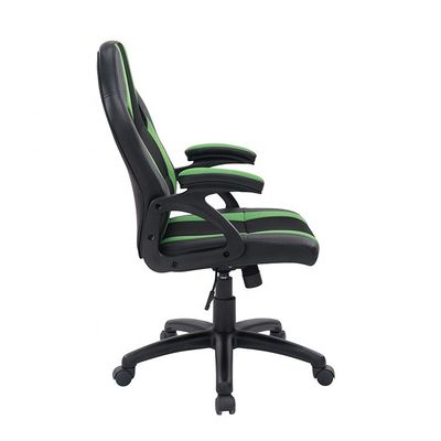 Sillones de videojuegos Sillón de oficina ergonómico con cuero sintético y espuma de memoria