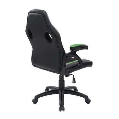 Sillones de videojuegos Sillón de oficina ergonómico con cuero sintético y espuma de memoria