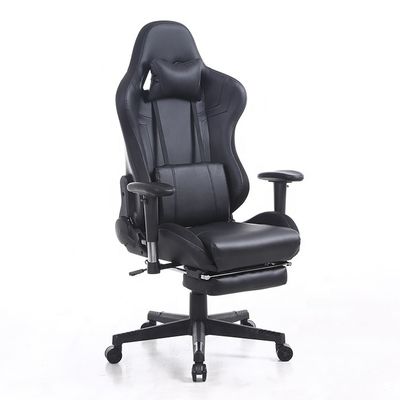 Diseño Contemporáneo Cama de Juego de Computadora de carreras de cuero de espalda alta para jugadores serios