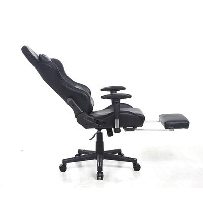 Diseño Contemporáneo Cama de Juego de Computadora de carreras de cuero de espalda alta para jugadores serios