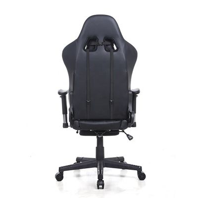 Diseño Contemporáneo Cama de Juego de Computadora de carreras de cuero de espalda alta para jugadores serios