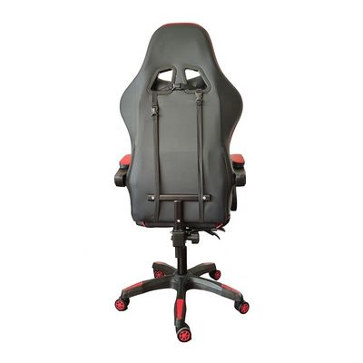 Luxo colorido silla reclinable de carreras de PVC con asiento de cuero genuino altura 54cm