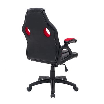 Silla giratoria ejecutiva de cuero sintético para puestos de trabajo ergonómicos de oficina de juegos