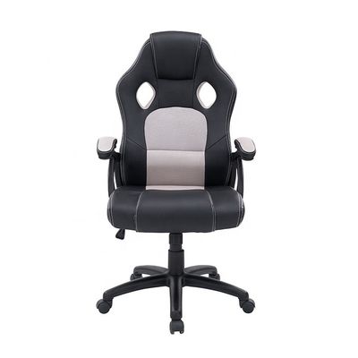 Silla giratoria ejecutiva de cuero sintético para puestos de trabajo ergonómicos de oficina de juegos