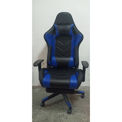 Silla giratoria de juego ajustable con reposabrazos con logotipo bordado personalizado y base giratoria