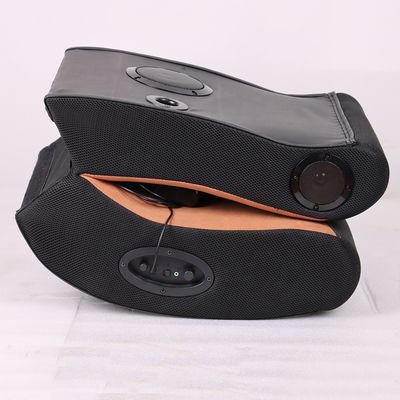 Bajo el sótano LED RGB PU Cuero Computadora de oficina Juegos de mesa con luces y altavoces