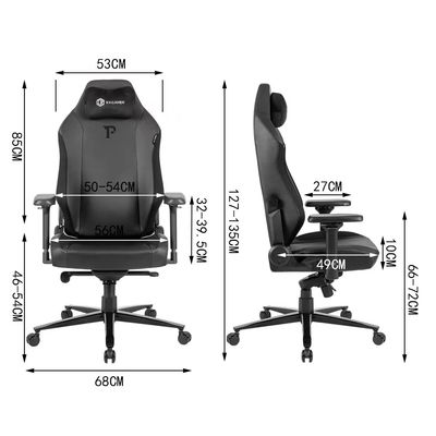 Silla de juego ergonómica de lujo de malla de alta gama para soporte lumbar