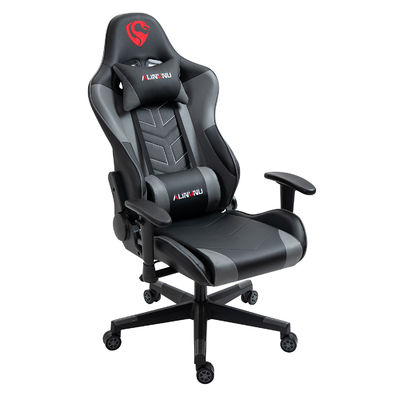 Diseño especial ajustable de PVC moderno 2d reposabrazos de carrera de computadora ergonomía silla de juego