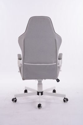 320 Kd Blanco Base de estrellas metálicas giratorias de lujo de oficina ergonómica Silla de jefe con gaslift