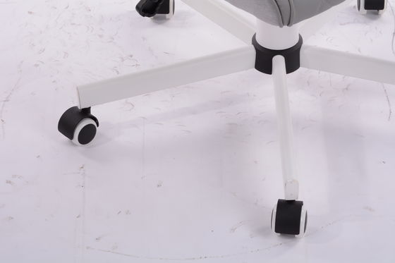 320 Kd Blanco Base de estrellas metálicas giratorias de lujo de oficina ergonómica Silla de jefe con gaslift
