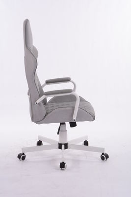320 Kd Blanco Base de estrellas metálicas giratorias de lujo de oficina ergonómica Silla de jefe con gaslift