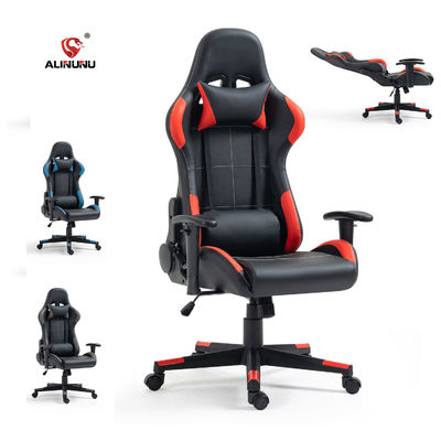 Silla de juegos de carreras de ALINUNU, con ajuste de altura, silla giratoria para computadoras de oficina