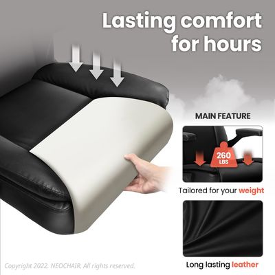Silla de juego ergonómica de embalaje de correos con altura ajustable y respaldo