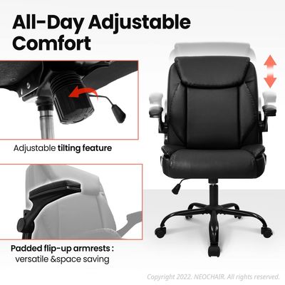 Silla de juego ergonómica de embalaje de correos con altura ajustable y respaldo
