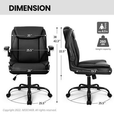 Silla de juego ergonómica de embalaje de correos con altura ajustable y respaldo