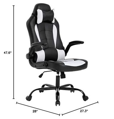 Silla de oficina ergonómica de espalda sólida con color personalizado y soporte lumbar